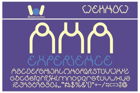 Aha Experience Font for Creative Design