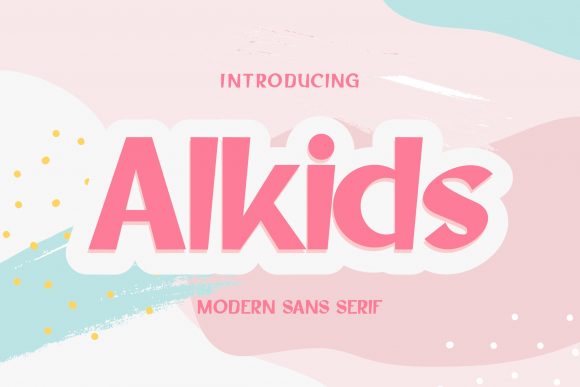Alkids: A Playful Display Font for Editorial Projects