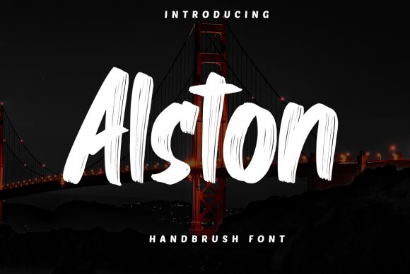 Alston Font: The Urban Display Typeface for Modern Brands