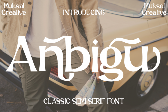 Anbigu: The Trendy Display Font for Modern Crafters