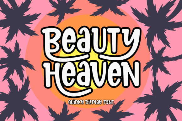 Beauty Heaven: The Perfect Display Font for Small Business Branding