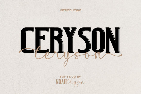 Ceryson Font: Chic & Cheery Design