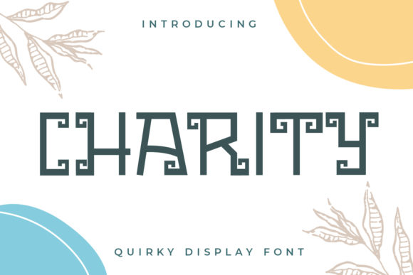 Charity Font for Creative Makers