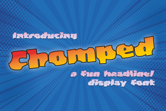 Chomped: A Bold Font for Creative Projects
