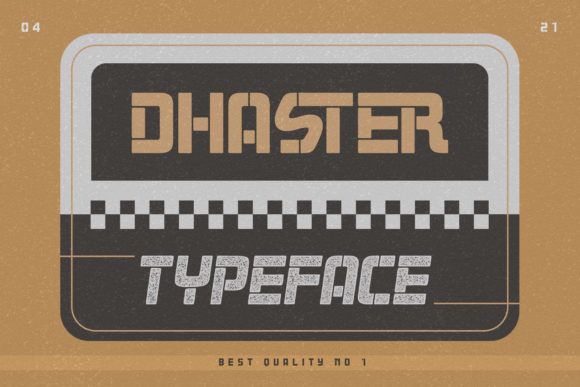 Dhaster Font: Bold & Unique