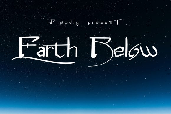 Earth Below: A Modern Display Font for Genuine Branding