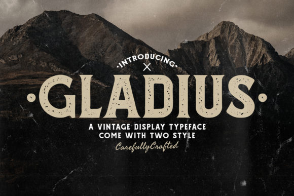 Gladius Font for Creative Makers