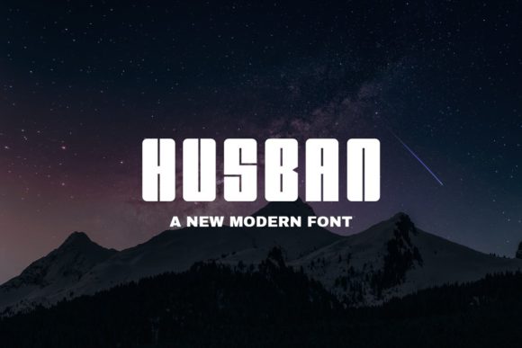 Husban Font for Bold Web Design
