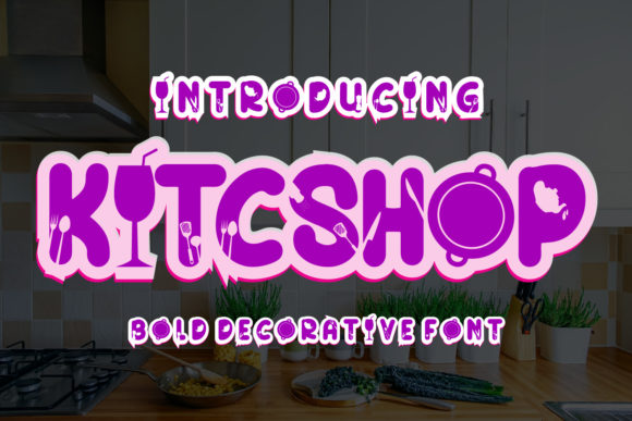KitcShop: A Bold Display Font