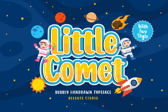 Little Comet: A Playful Display Font for Modern Editorial Design