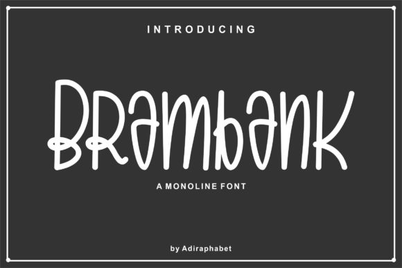 Make Campaigns Pop with Brambank Display Font