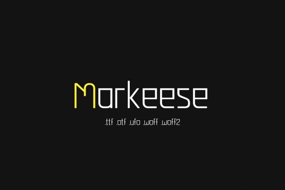 Markeese: The Sharp Display Font for Bold Marketing