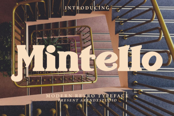 Mintello: A Bold Font for Digital Campaigns