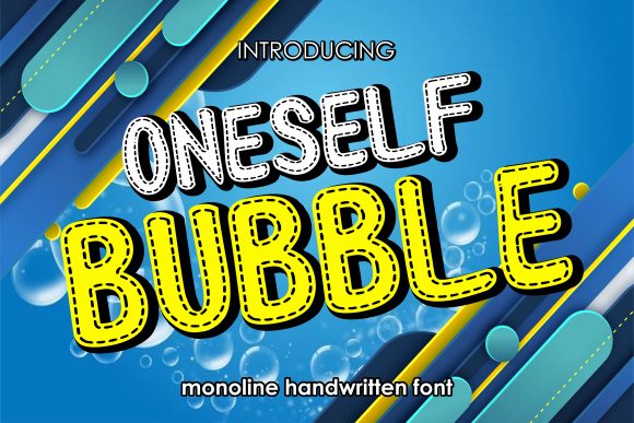 Oneself Bubble: A Playful Display Font for Authentic Branding