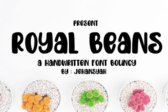 Royal Beans Font for Creative Projects