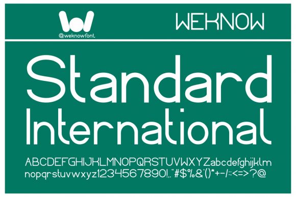 Standard International: A Clean Display Font for Business Branding