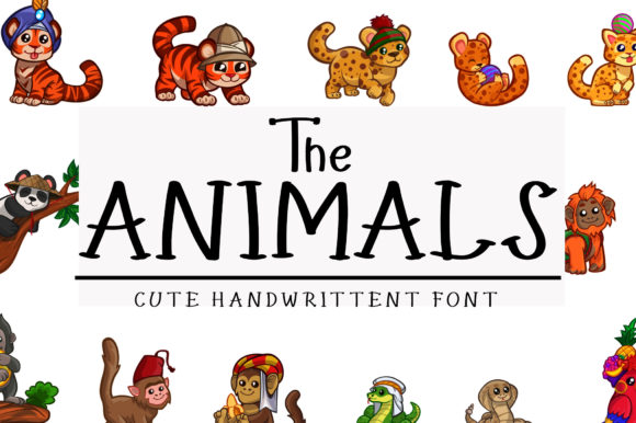 The Animals Font for Creative Campaigns