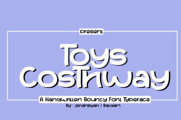 Toys Costhway Font for Creative Projects